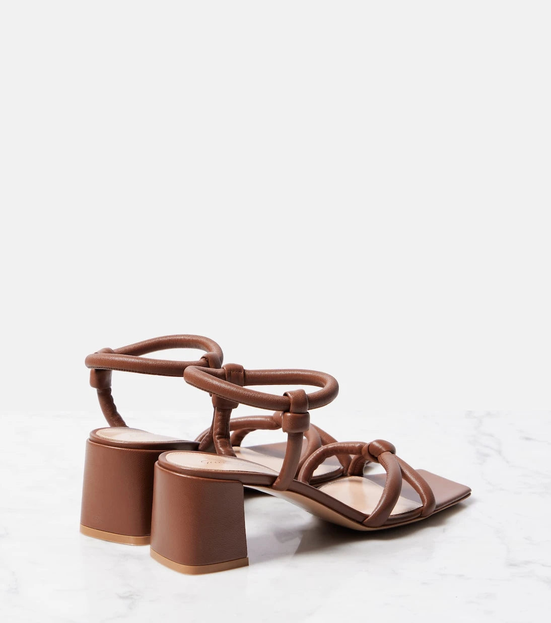 Gianvito Rossi - Juno 55 leather sandals