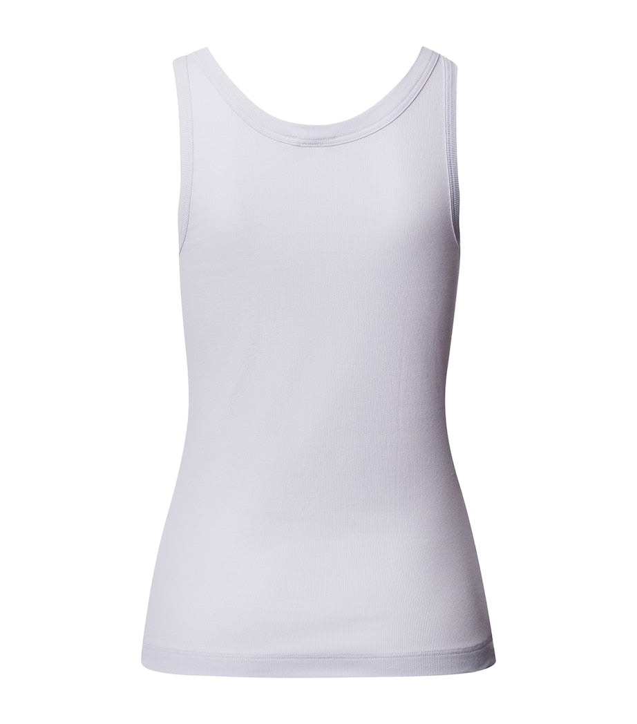 Hanro Purple Cotton Tank Top