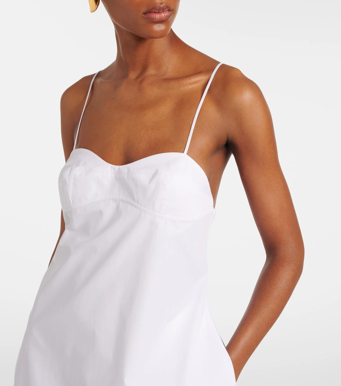 Róhe - Cotton bustier dress