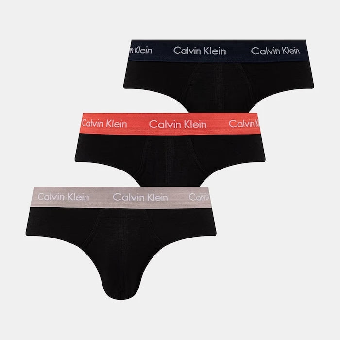 Calvin Klein Underwear Erkek Pamuklu Elastan Slip 3'lü