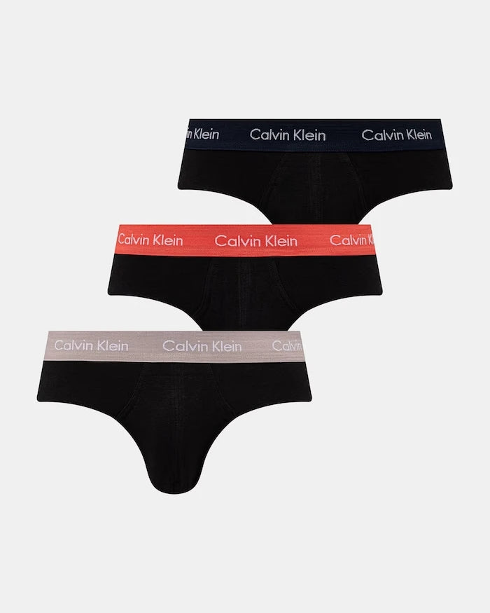 Calvin Klein Underwear Erkek Pamuklu Elastan Slip 3'lü