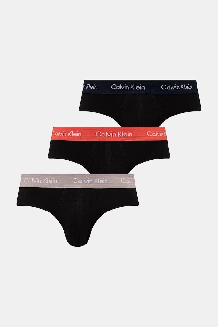 Calvin Klein Underwear Erkek Pamuklu Elastan Slip 3'lü
