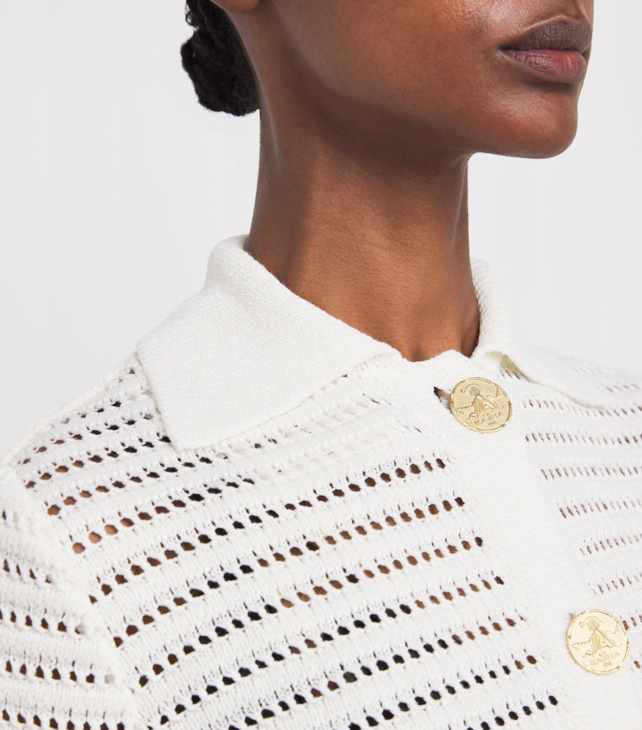 Organic Linen Iqsas Mini Dress WHITE