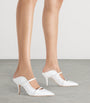 Malone Souliers White Tulle Maureen Heeled Mules 70
