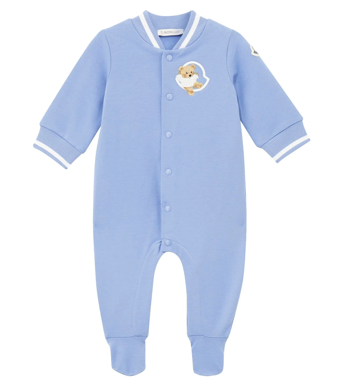 Moncler Enfant - Baby cotton-blend jersey onesie