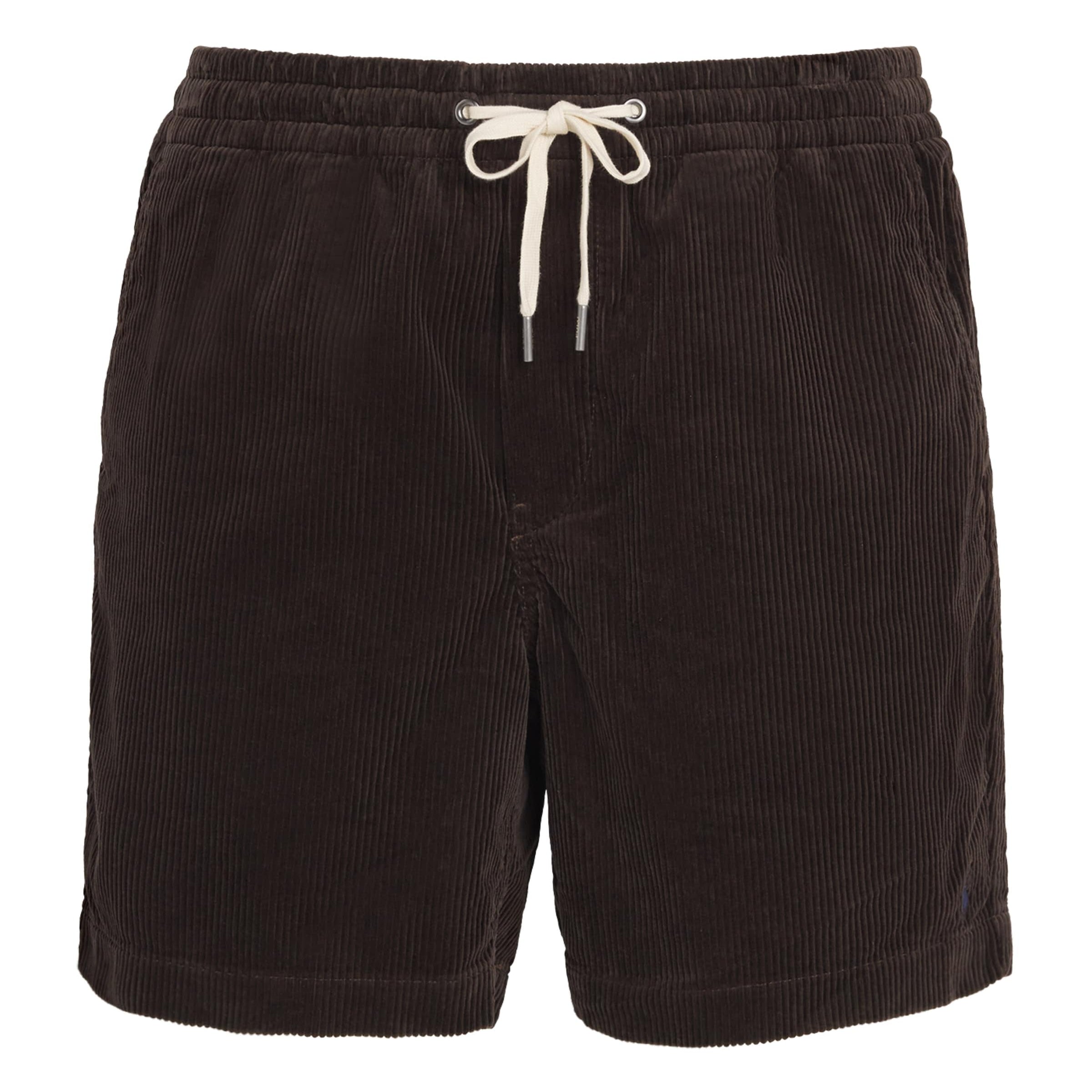 Cotton Corduroy Logo Shorts