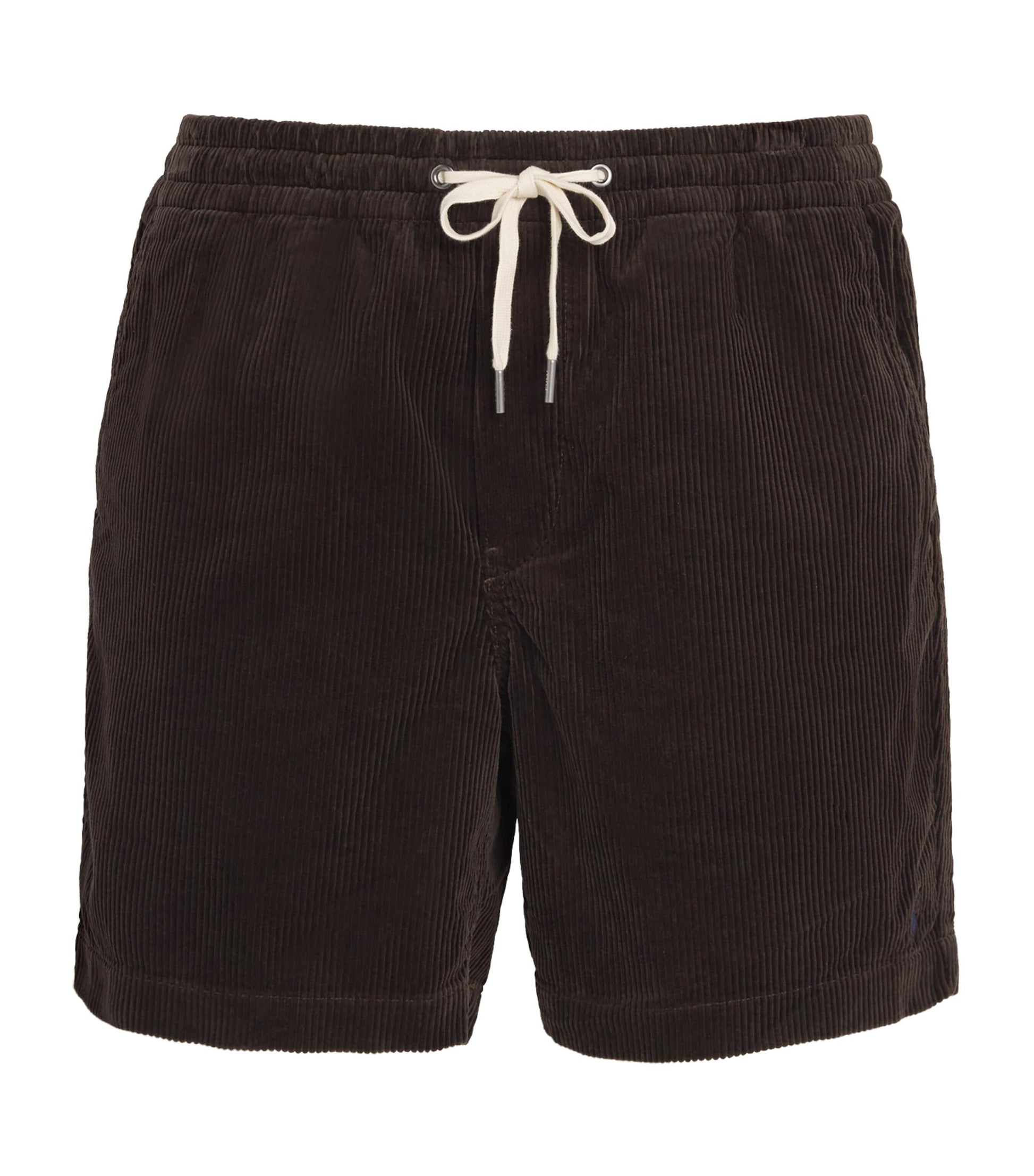 Cotton Corduroy Logo Shorts