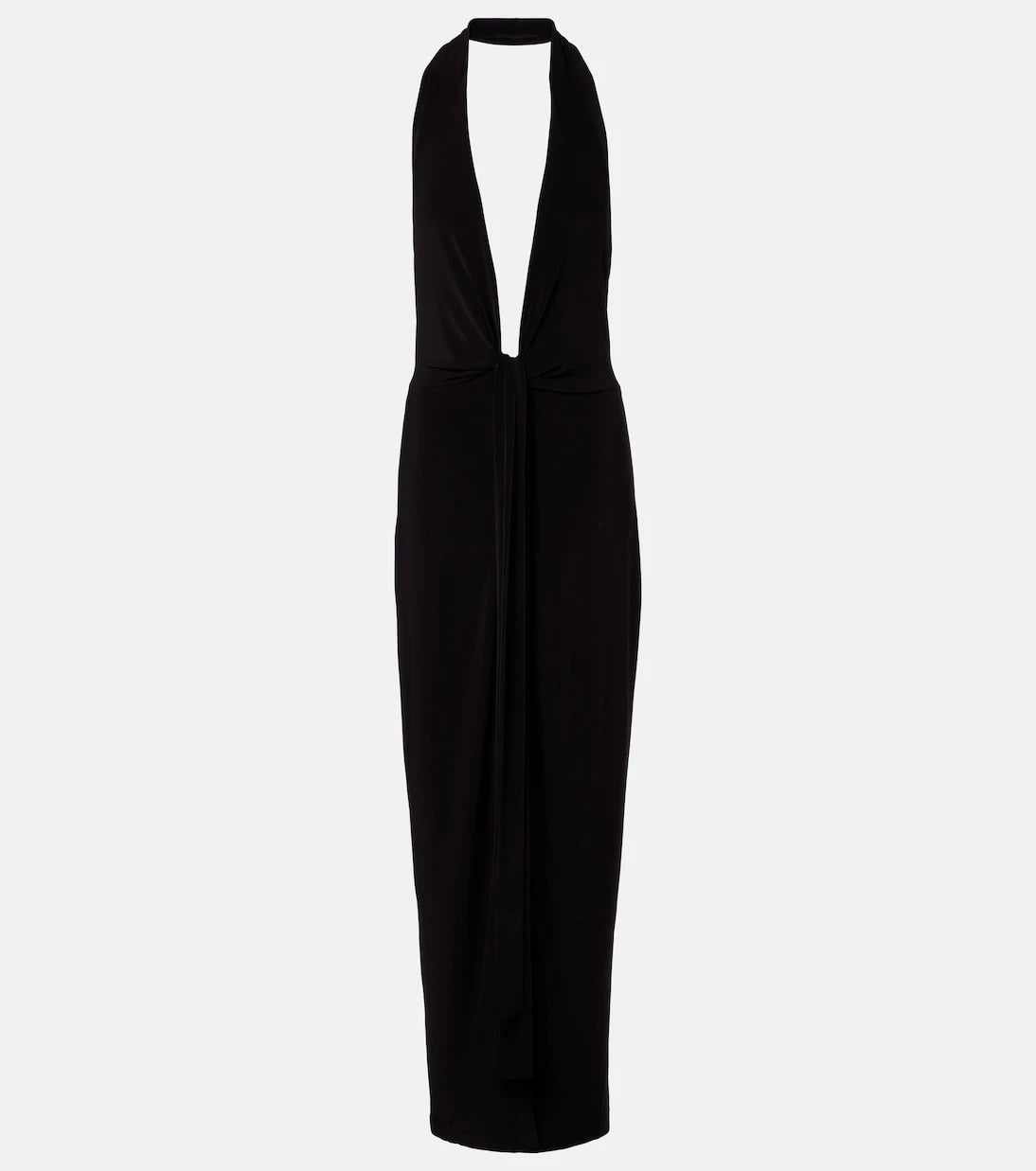 Norma Kamali - Halterneck maxi dress