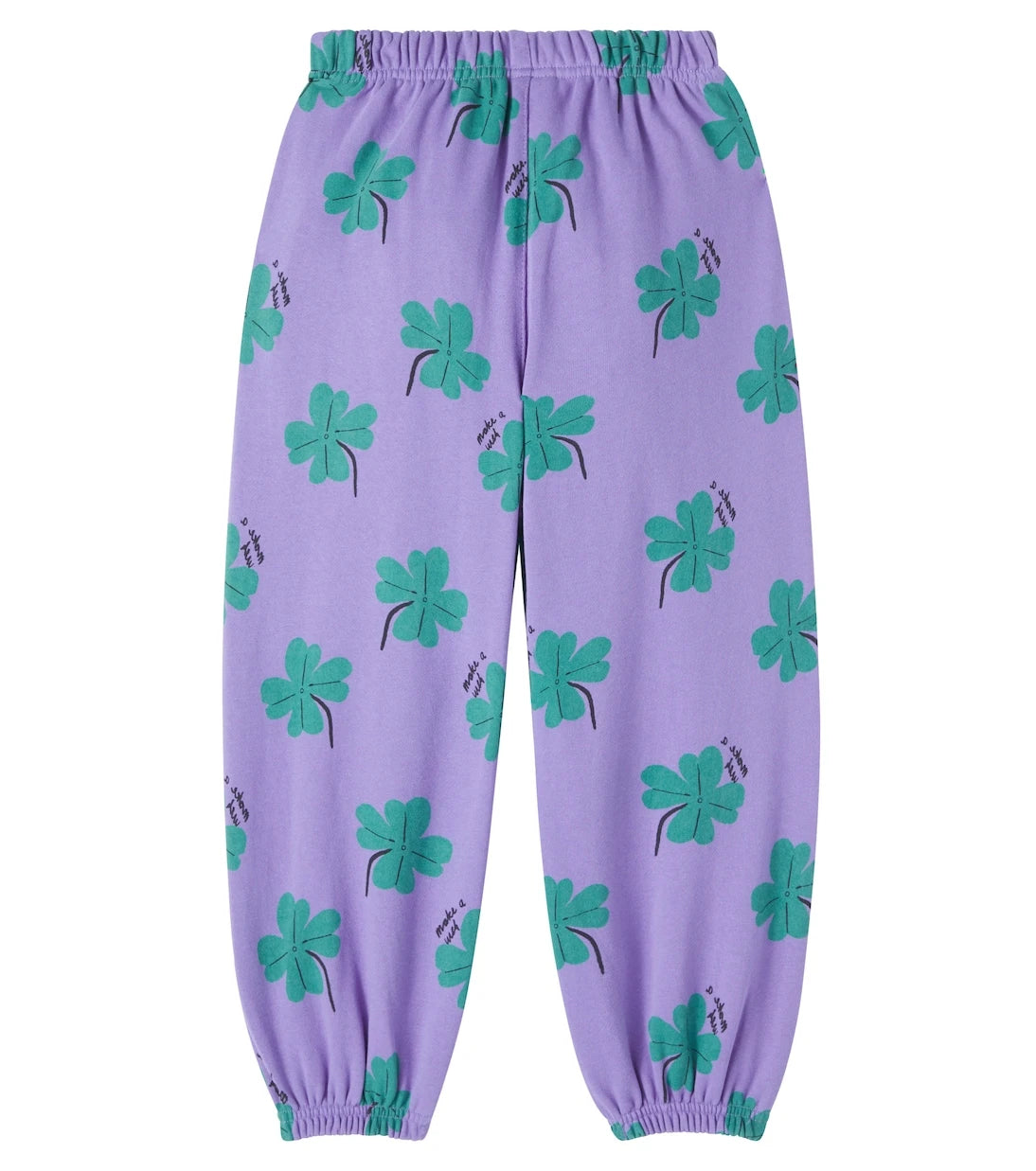 Jellymallow - Lucky Clover cotton jersey sweatpants