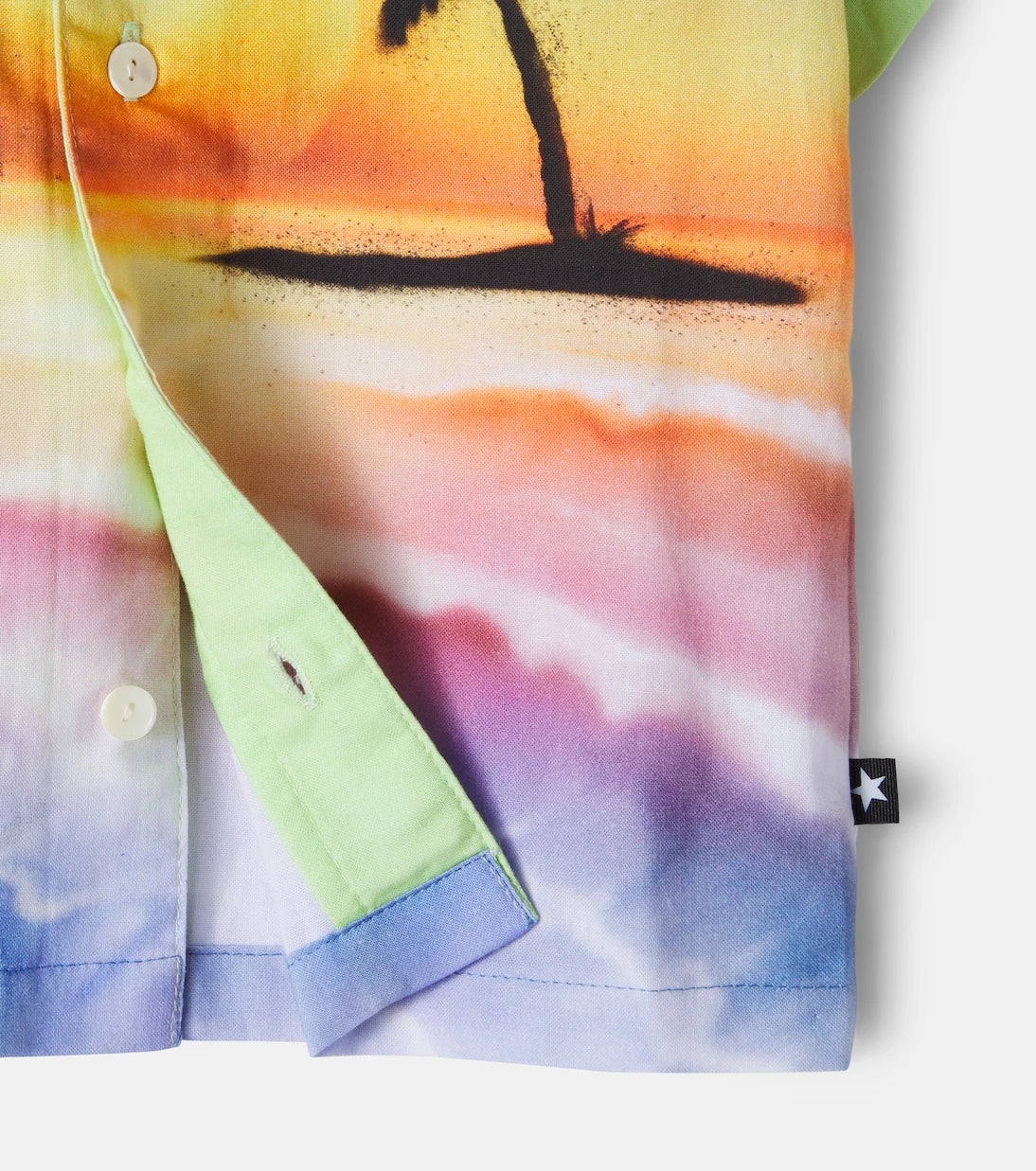 Molo - Baby Eyou printed cotton shirt
