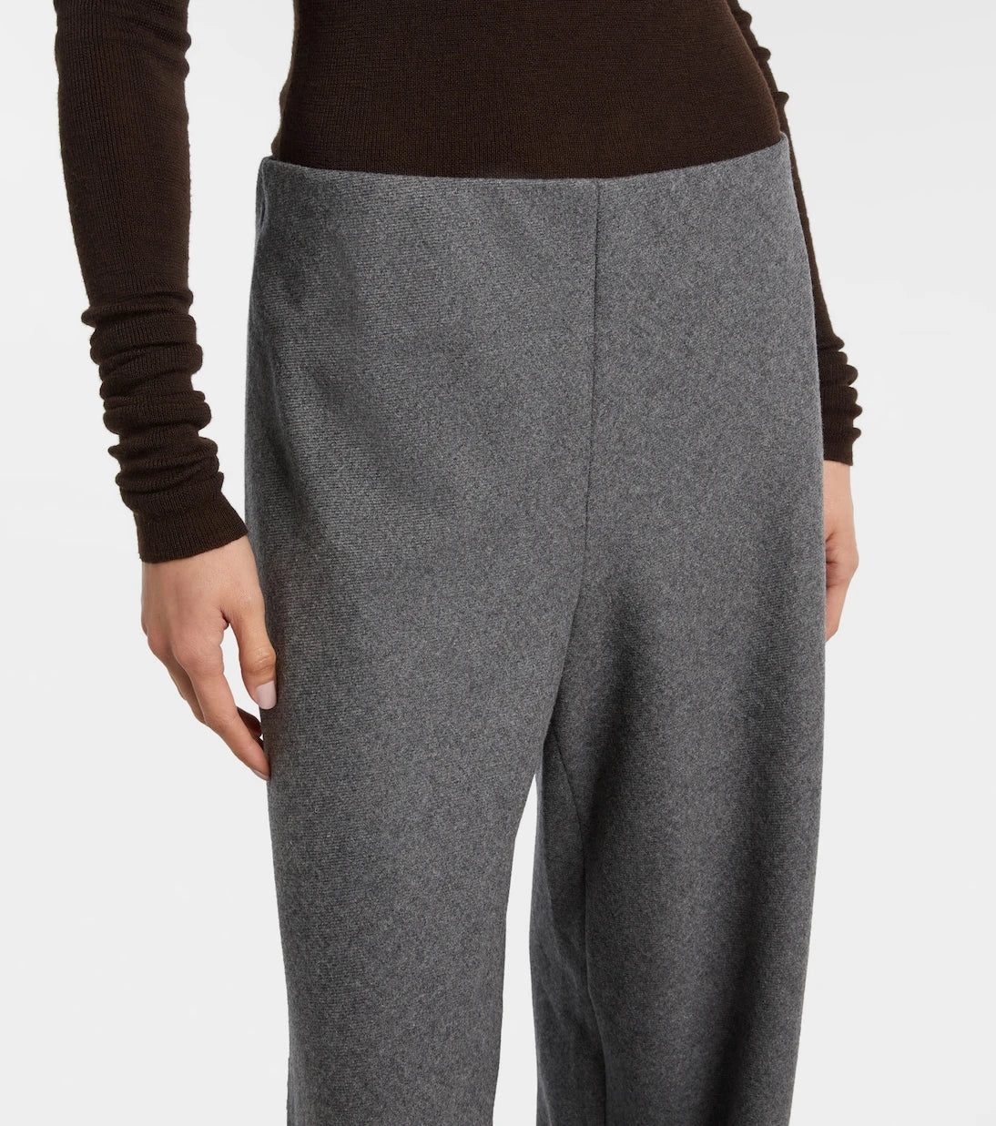 Vince - High-rise wide-leg pants