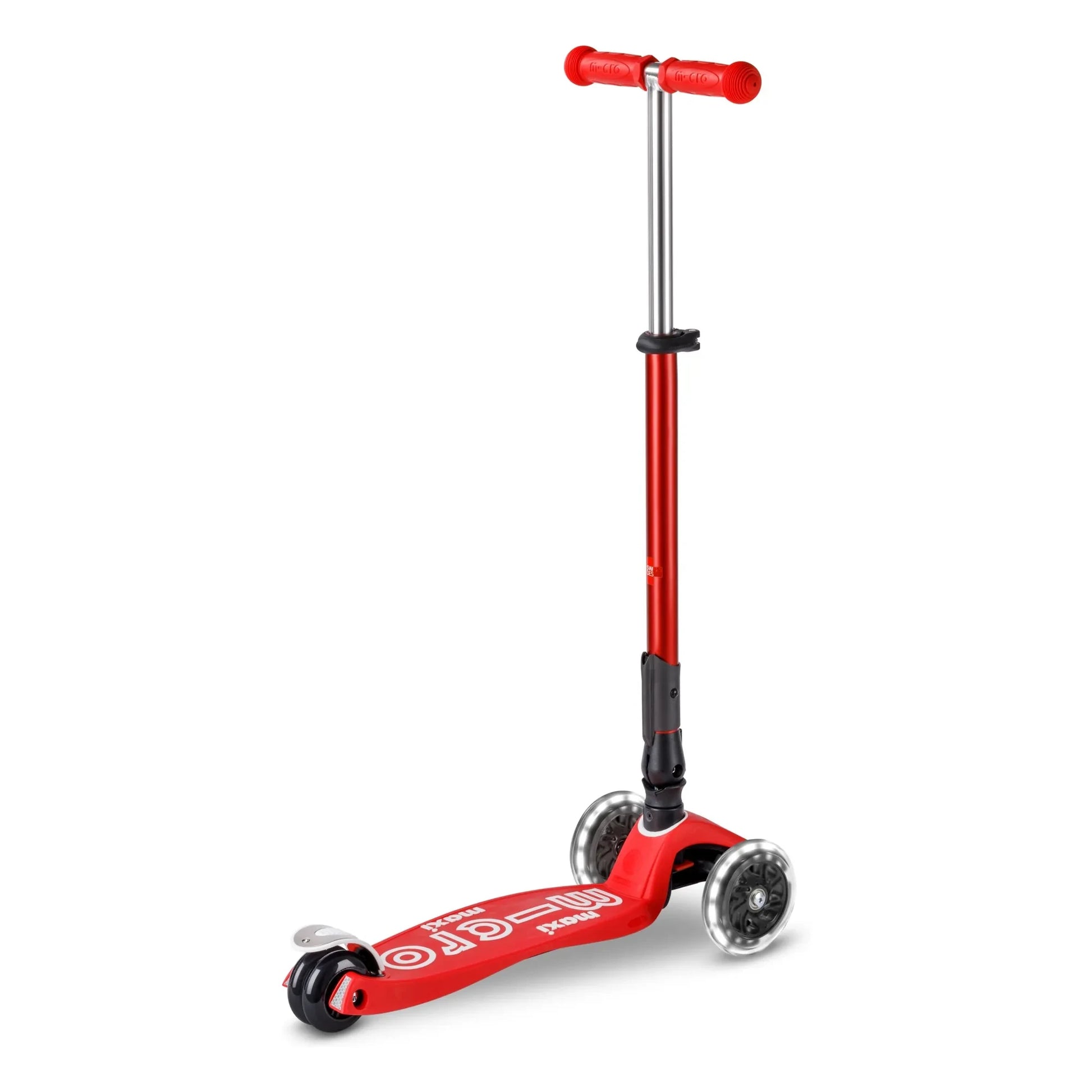 Micro - Maxi Foldable LED Scooter | Red