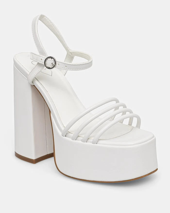 Koi Footwear сандали с дебел ток Cosette Platform Strappy Heels