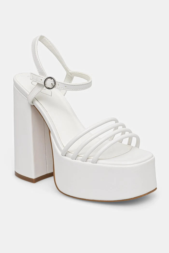 Koi Footwear платформalı kalın topuklu sandaletler Cosette Strappy Heels