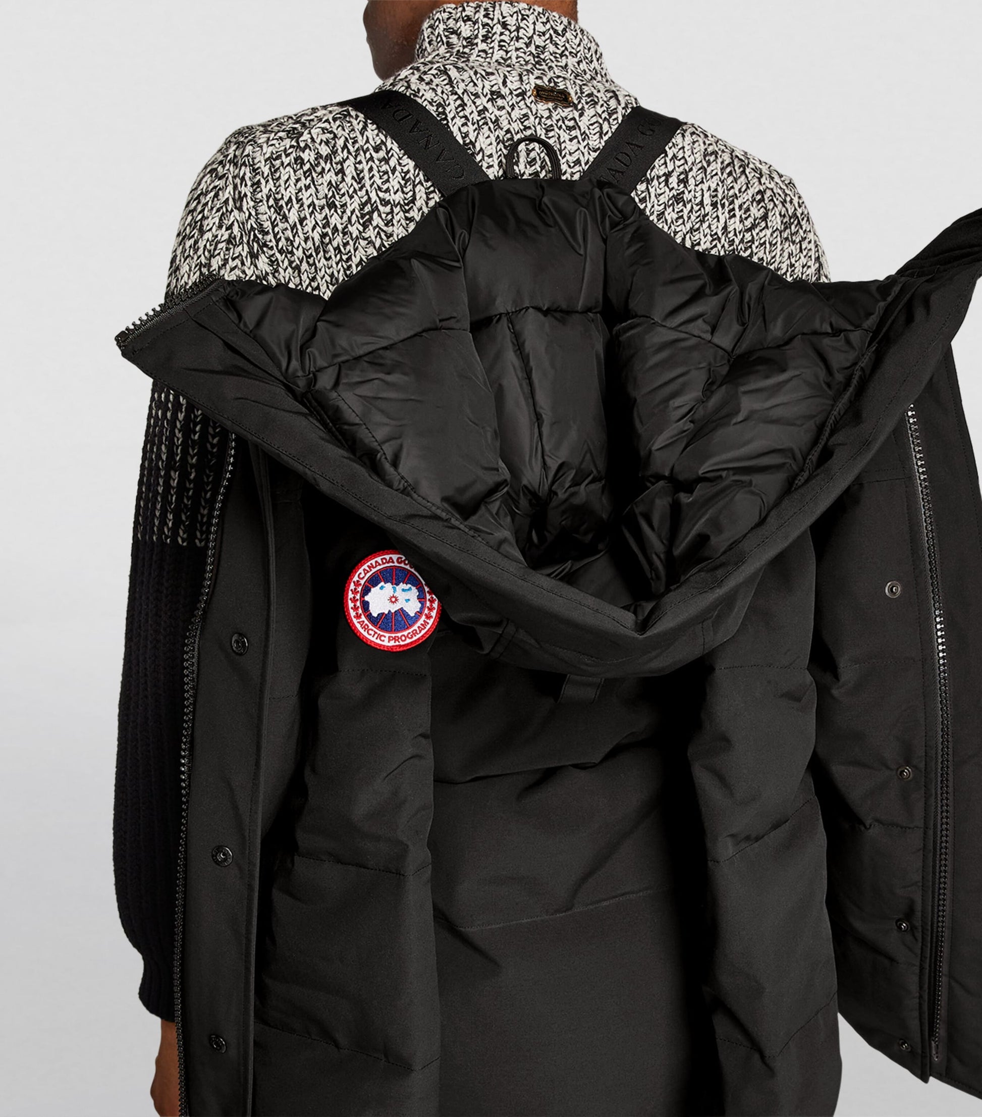 Canada Goose Black Puffer MacMillan Parka Jacket