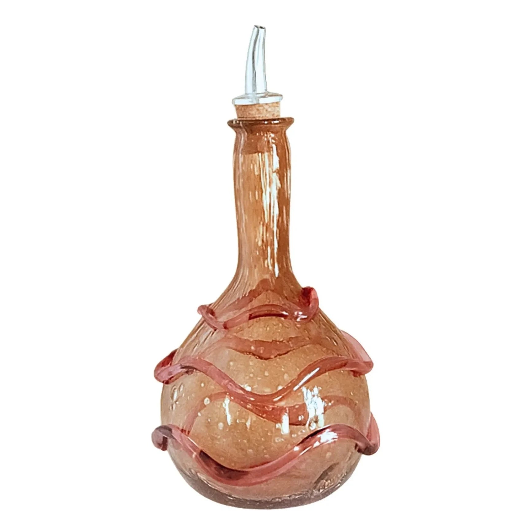 Denise - Romeo glass oil cruet | Pink