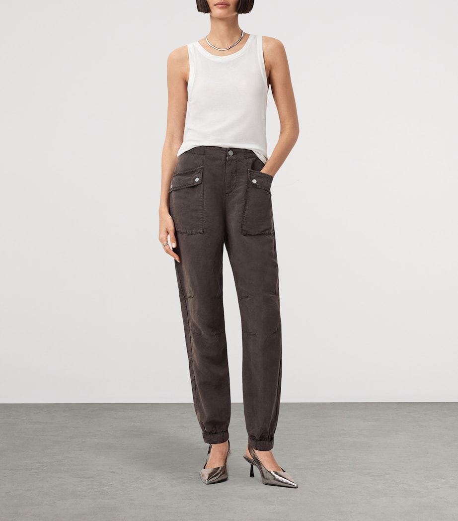 Brown Val Cargo Trousers