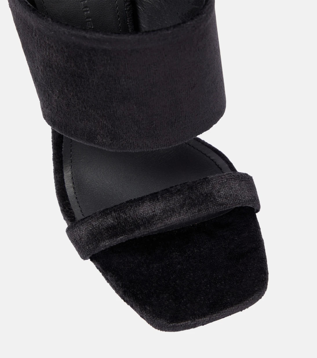 Rick Owens - Cantilever suede mules