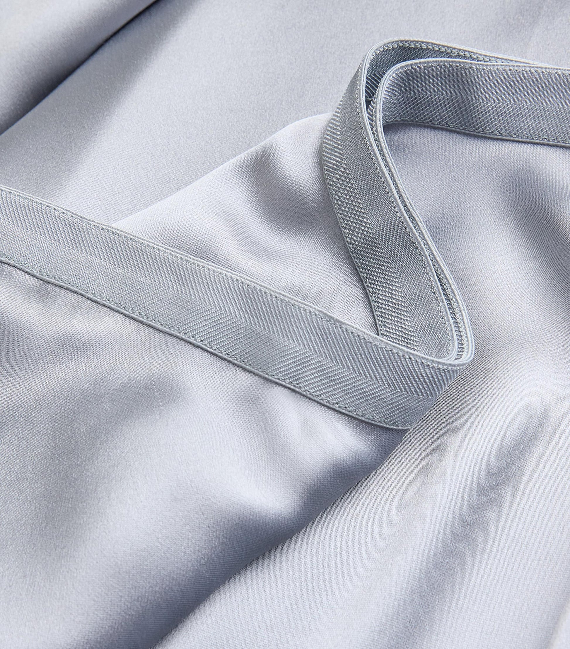 ANINE BING Blue Silk Bar Maxi Skirt