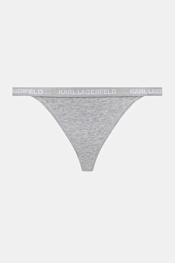 Karl Lagerfeld pamuklu elastanlı kadın bikini külot 3'lü