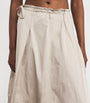 Nadine Mos Beige Technical Midi Skirt