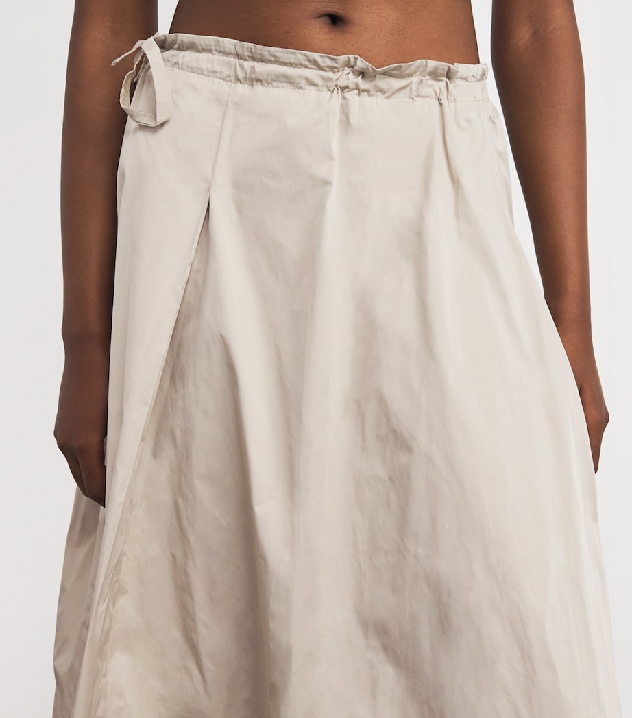 Nadine Mos Beige Technical Midi Skirt