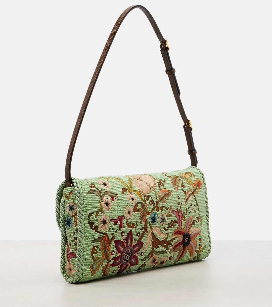 Valentino Garavani - DeVain Small beaded floral shoulder bag