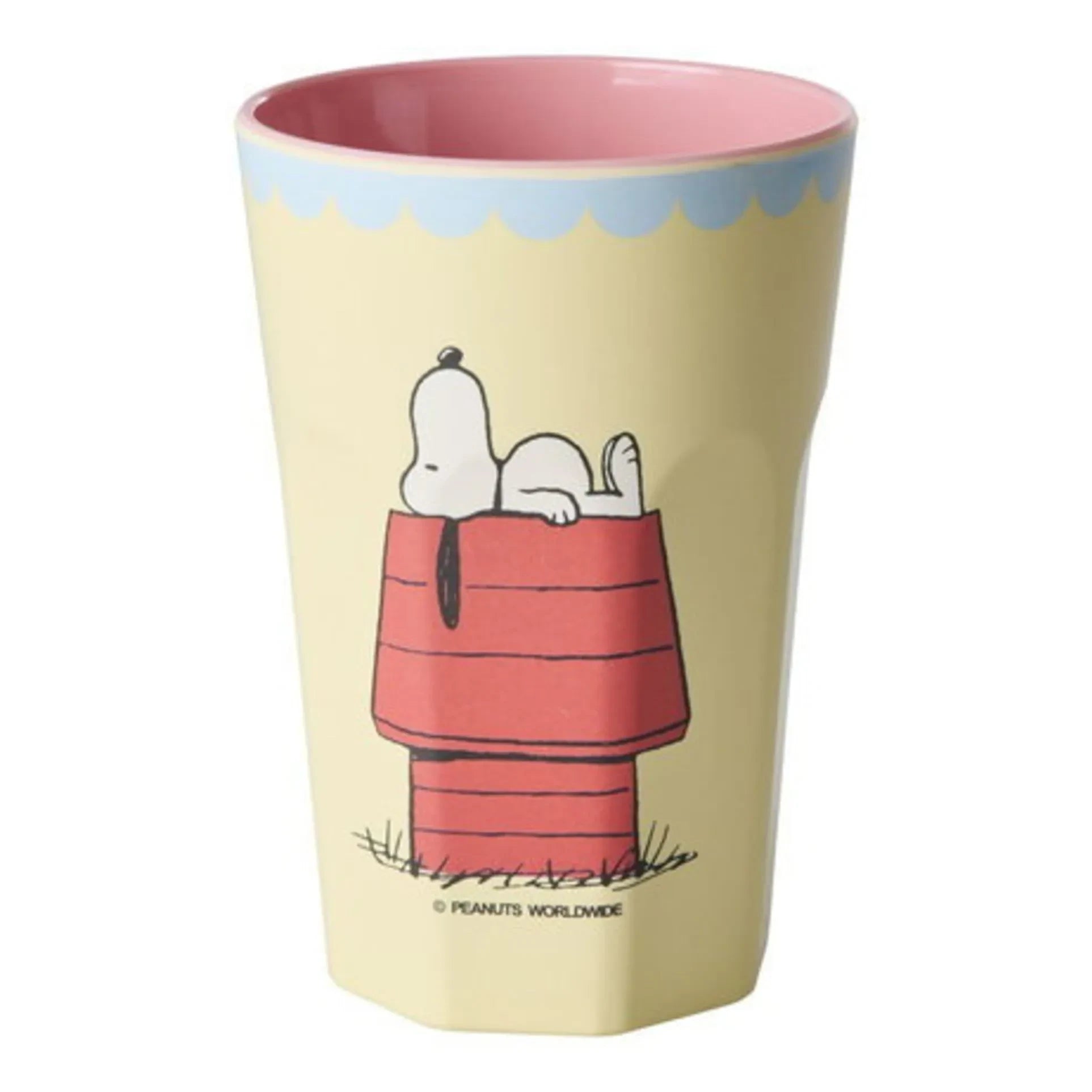 Rice - The Sun Will Come Up melamine tumbler - Rice x Snoopy | Cream