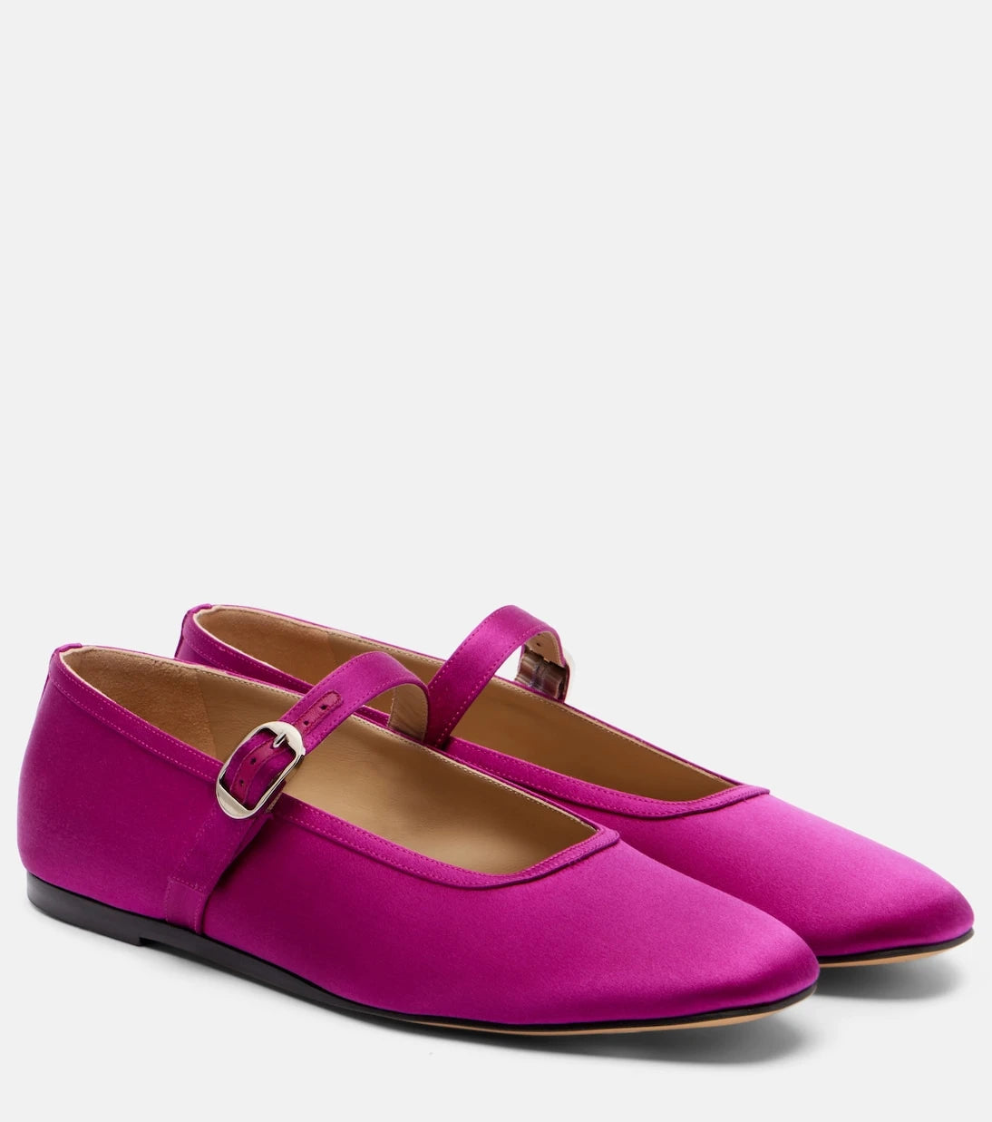 Le Monde Béryl - Mary Jane satin ballet flats