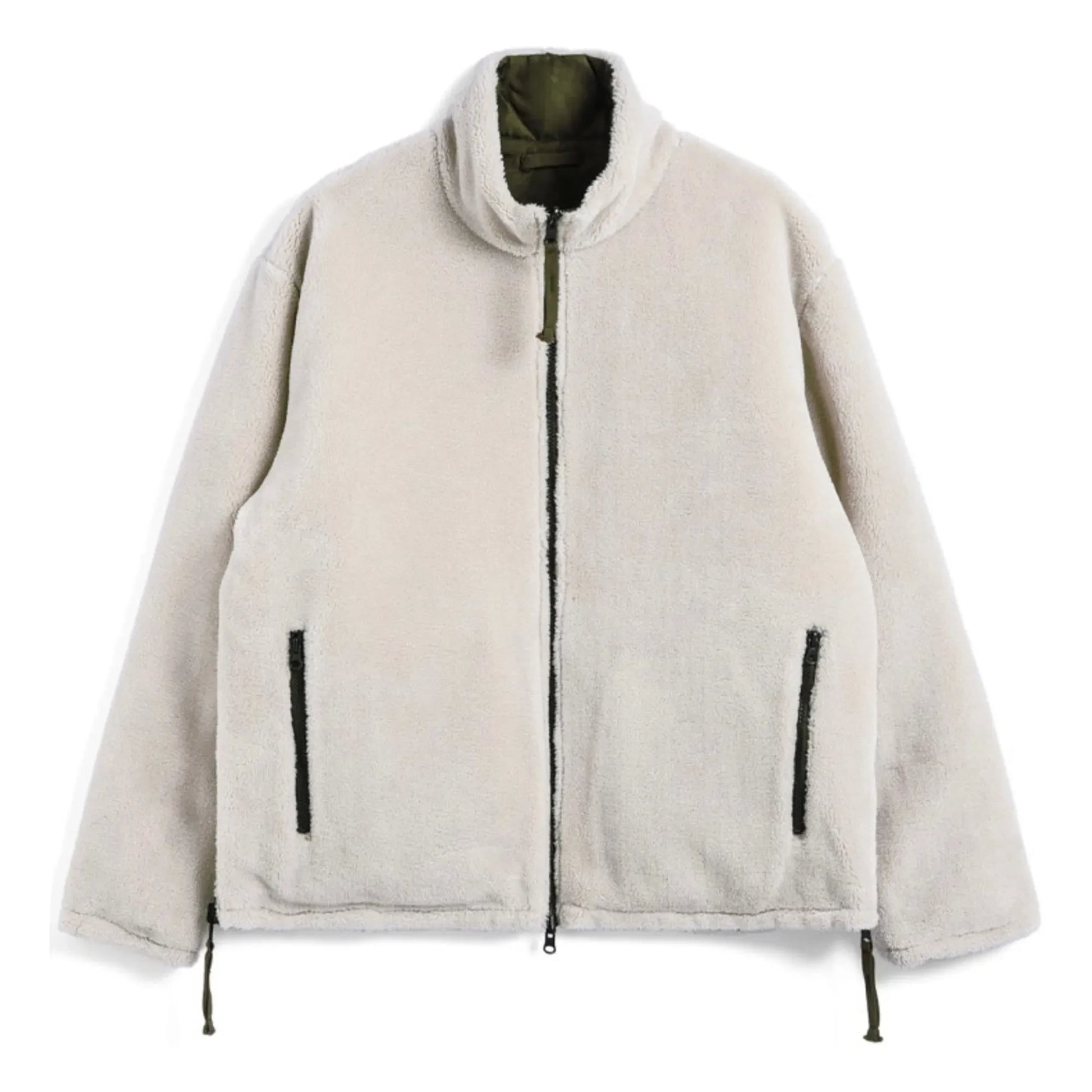 Taion - Military Reversible Stand-up Collar Jacket | Olive