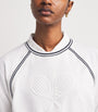 Stretch-Cotton Tennis Sweatshirt