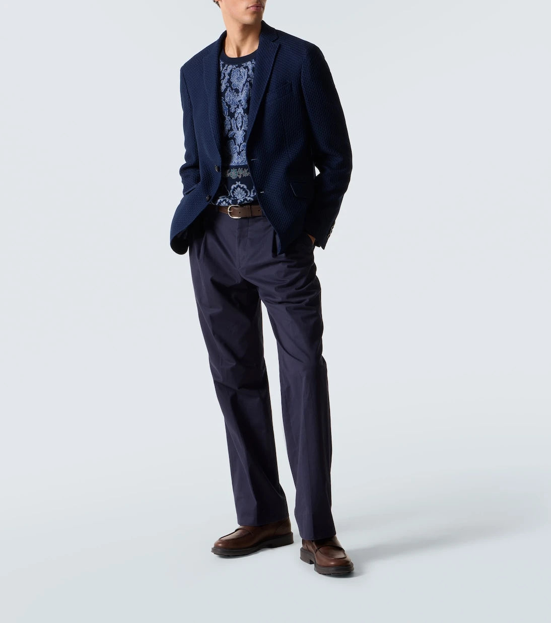 Etro - Intarsia cotton sweater