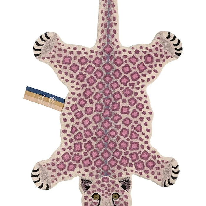 Вълнен килим Doing Goods Lilly Leopard 155 x 93 x 2 cm