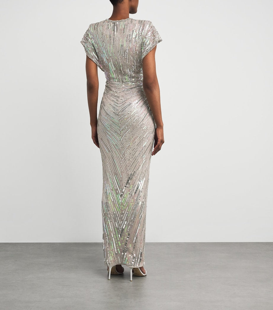 Sequinned Zola Gown