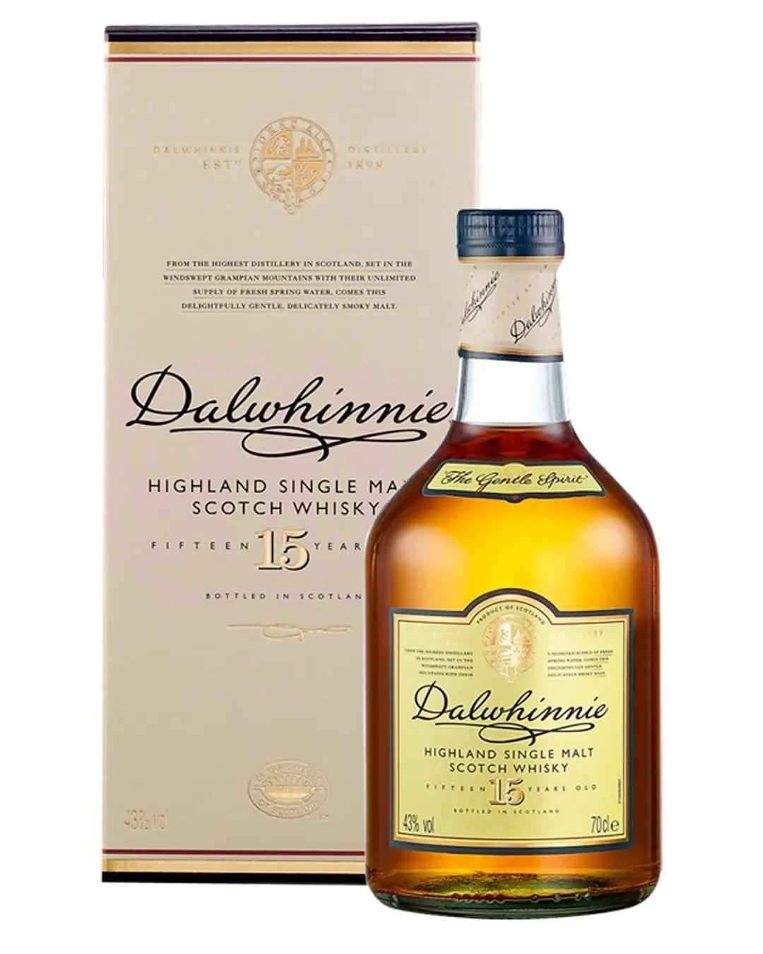 Dalwhinnie 15 Year Old Whisky, 70 cl