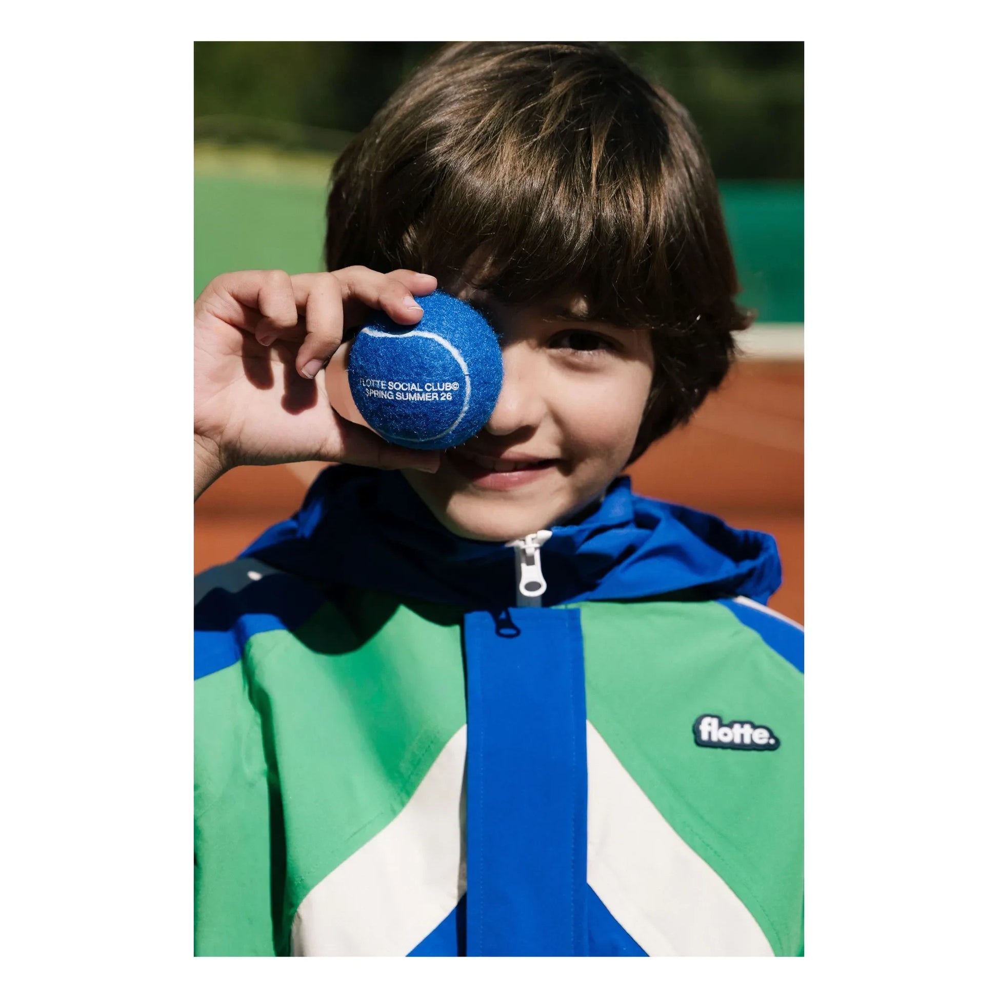 Flotte - Abbessito waterproof bomber Recycled fibers | Blue