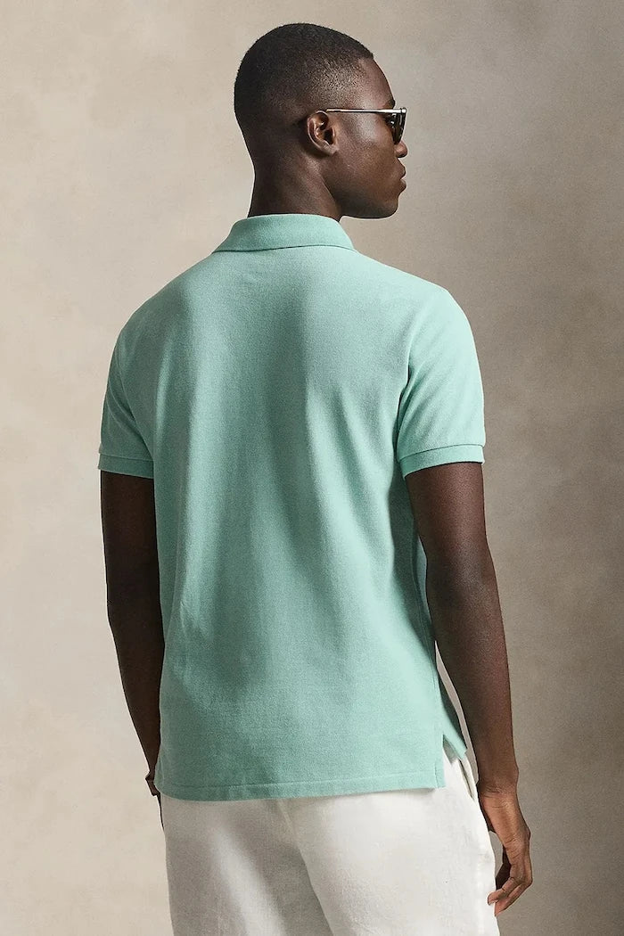 Памучна тениска с яка Polo Ralph Lauren