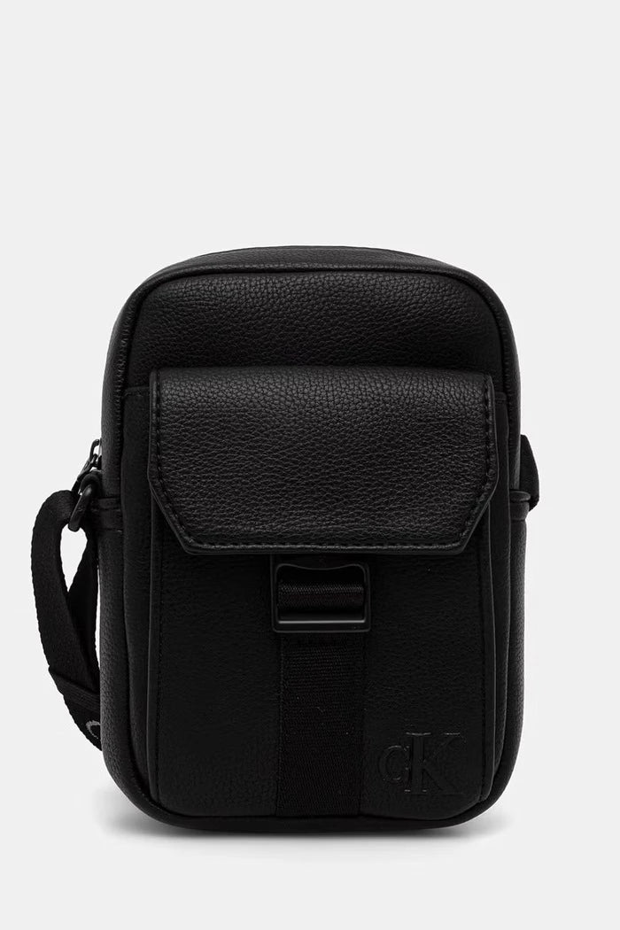 Calvin Klein erkek suni deri omuz çantası