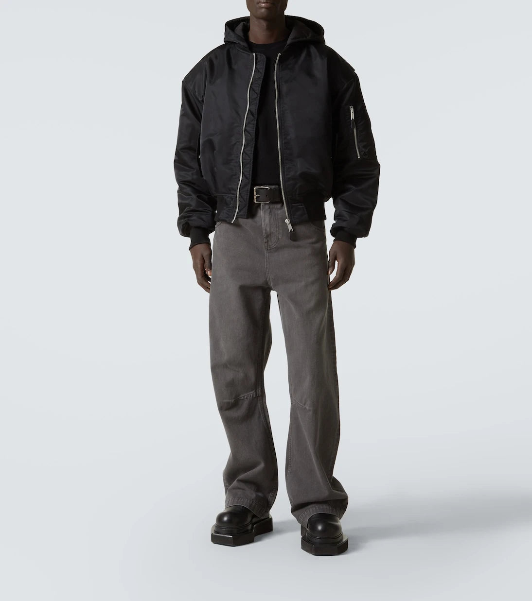 Entire Studios - Hooded Broad bomber jacket