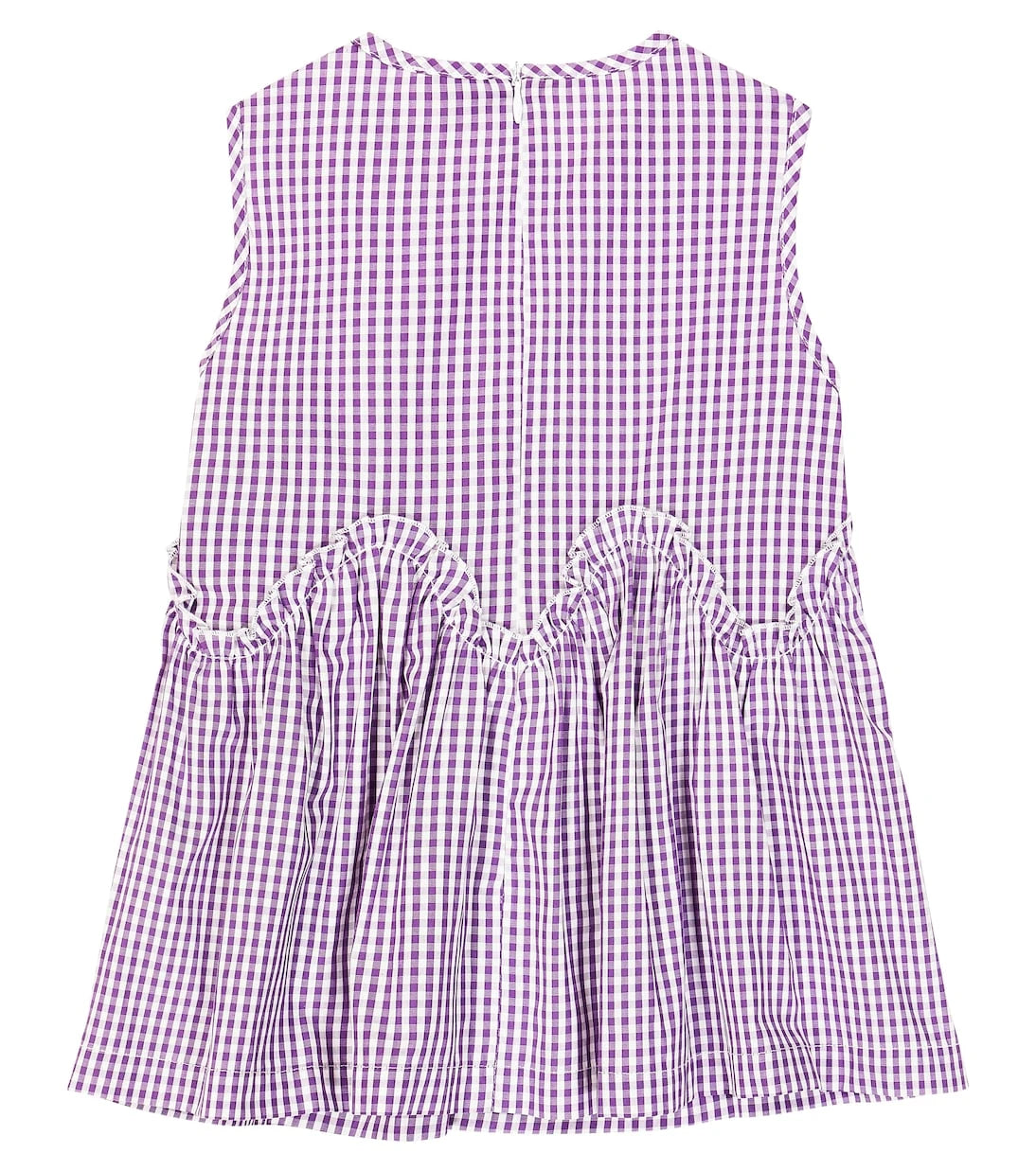 Il Gufo - Checked floral cotton top