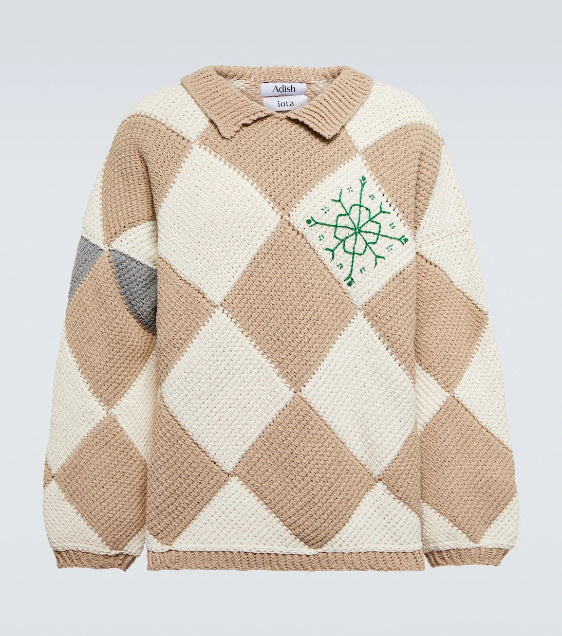 Adish - Jacquard cotton sweater