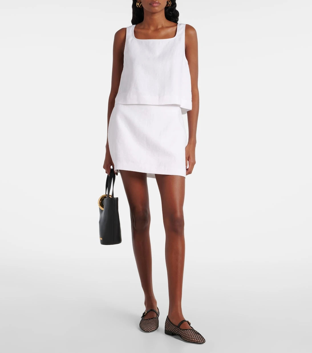 Posse - Val linen crop top