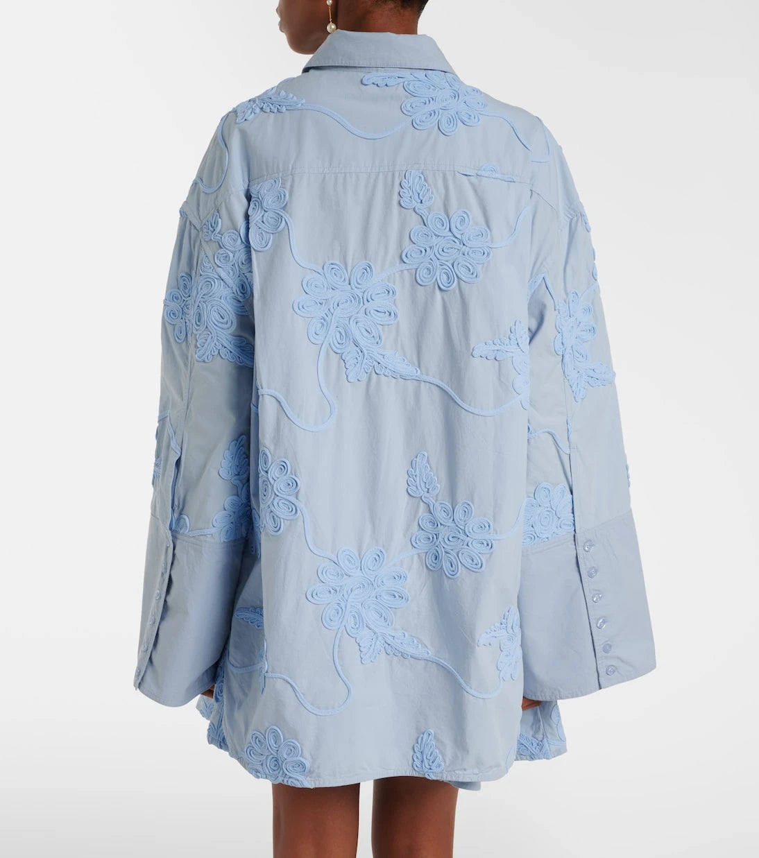 Rotate - Embroidered cotton shirt