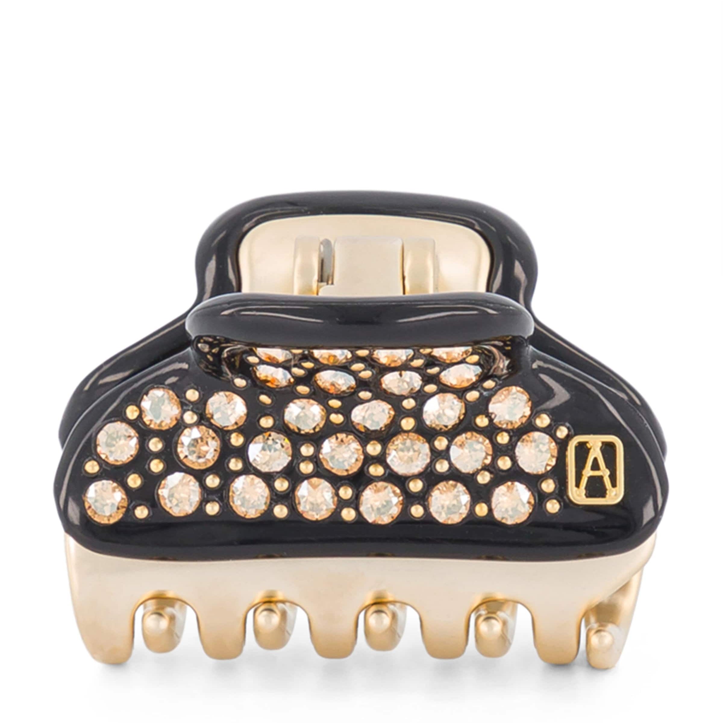 Alexandre de Paris Gold-Plated Crystal-Embellished Claw Hair Clip