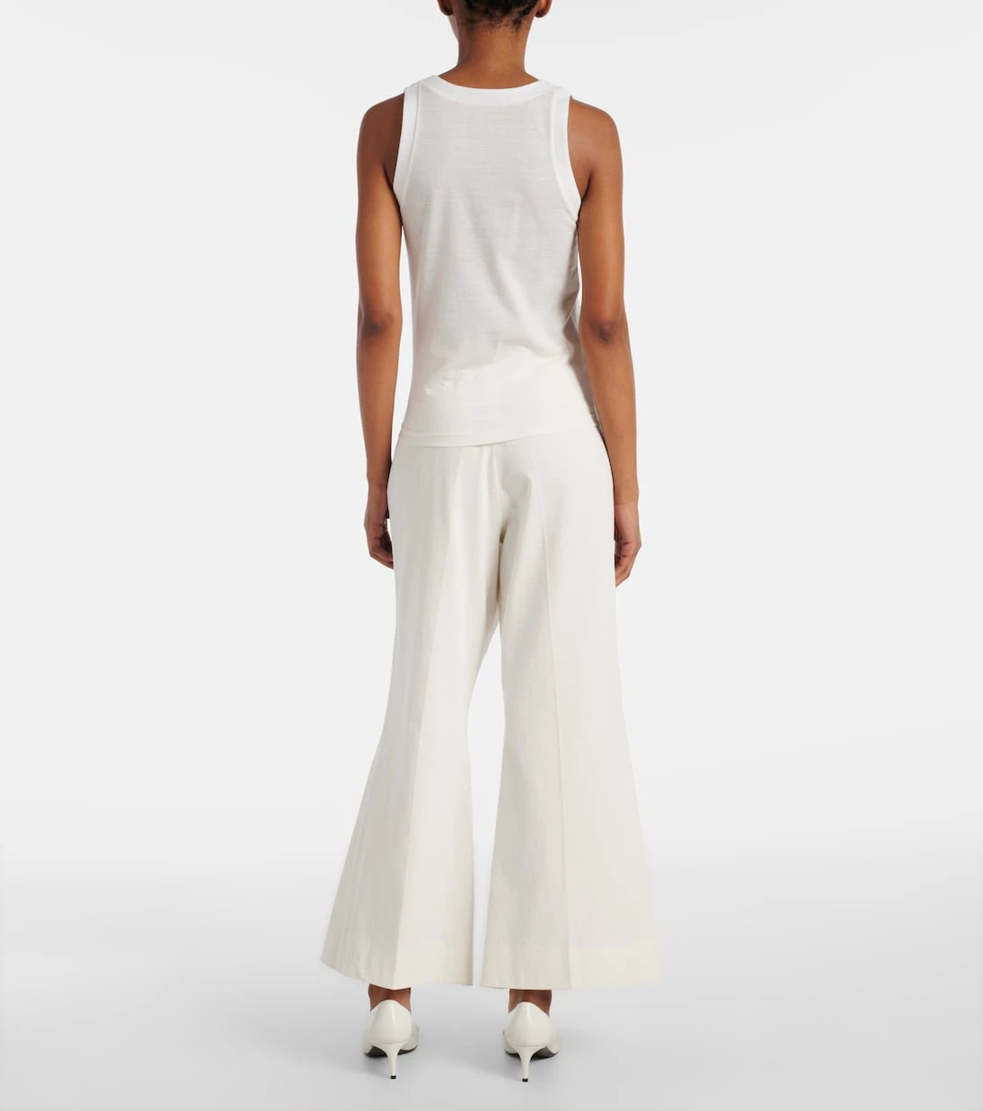 Khaite - Cotton-blend jersey tank top