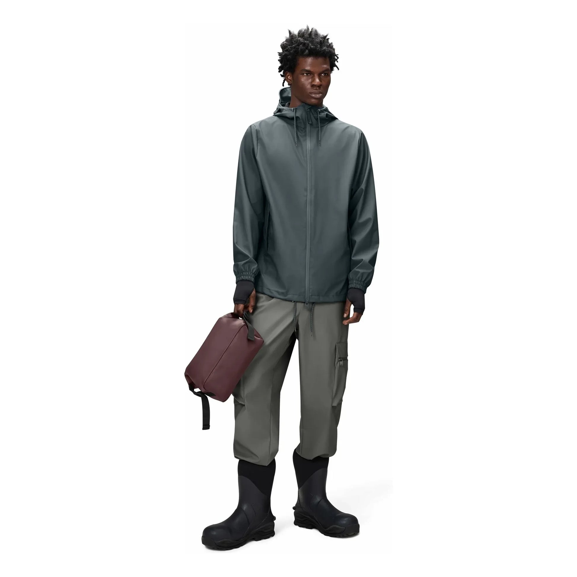 Rains - Storm Breaker W3 waterproof jacket | Lagoon Blue