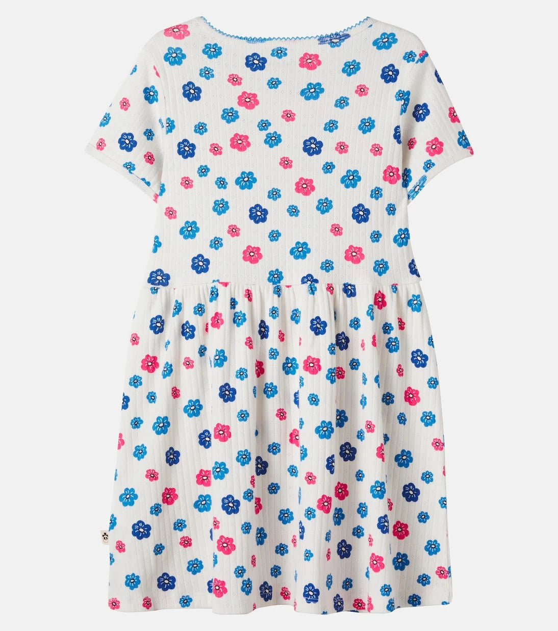 Mini Rodini - Floral pointelle cotton dress