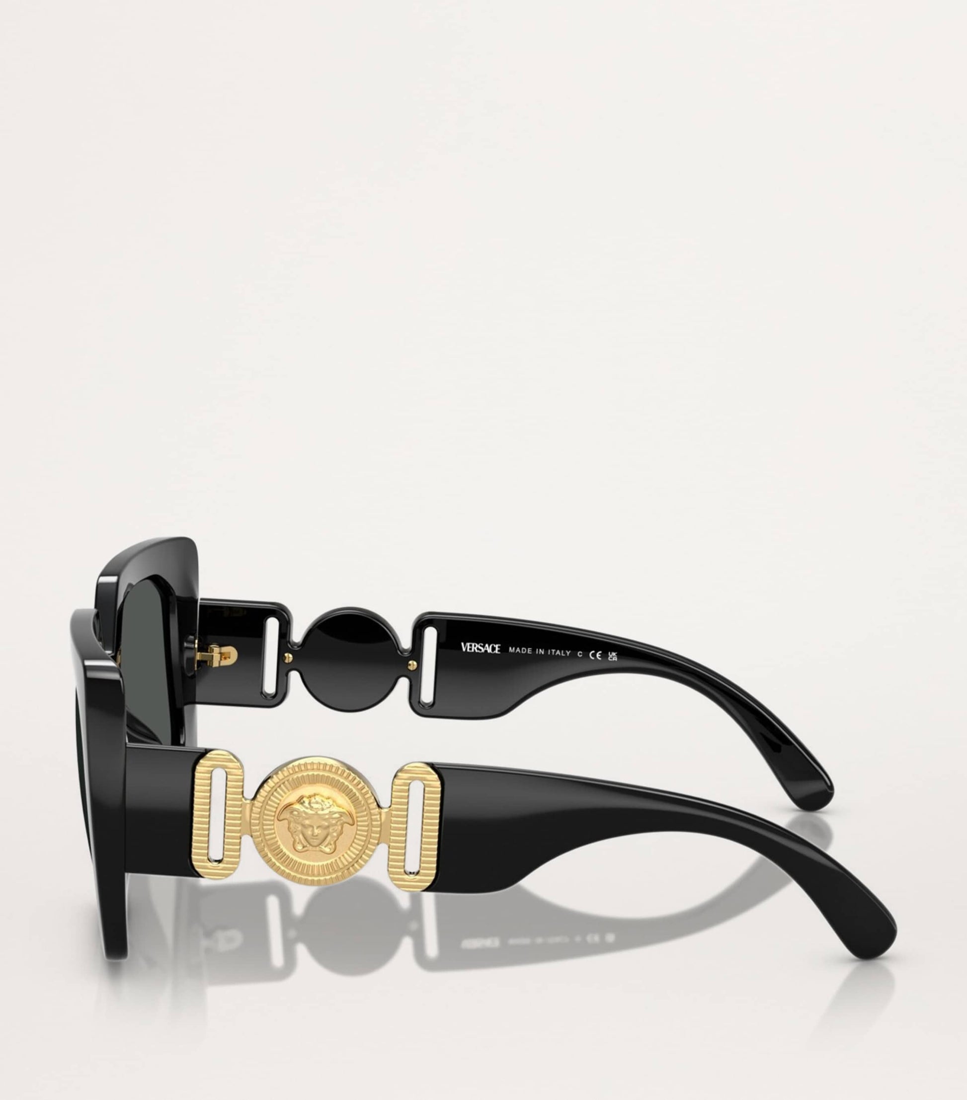 Black Acetate Square Sunglasses
