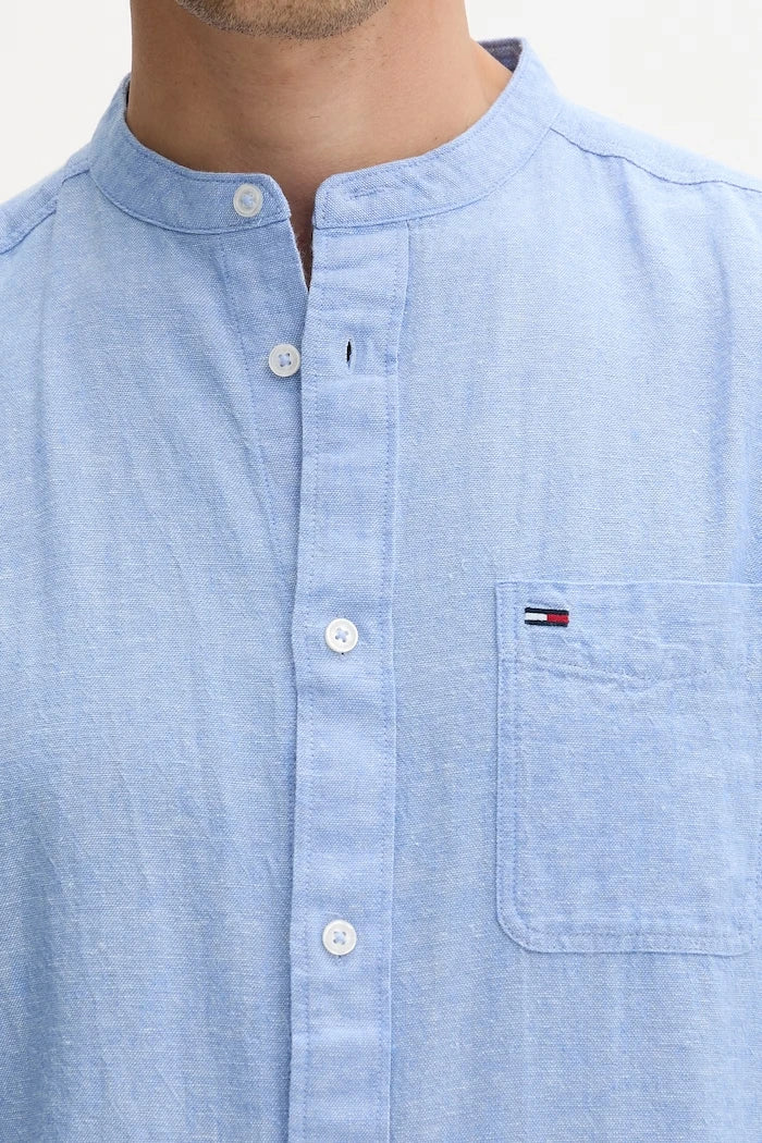 Tommy Jeans риза мъжка с лен