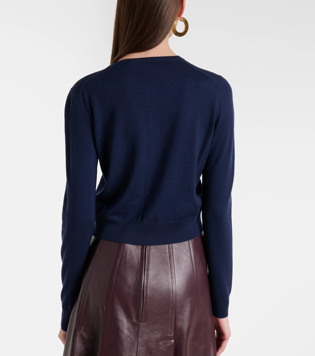 Carolina Herrera - Cropped wool cardigan